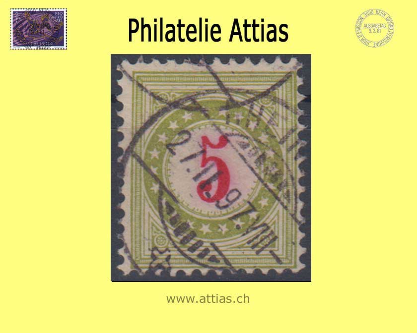 CH 1894-1905 Postage due stamp 17EN Type I cancelled Rheineck 27.II.97
