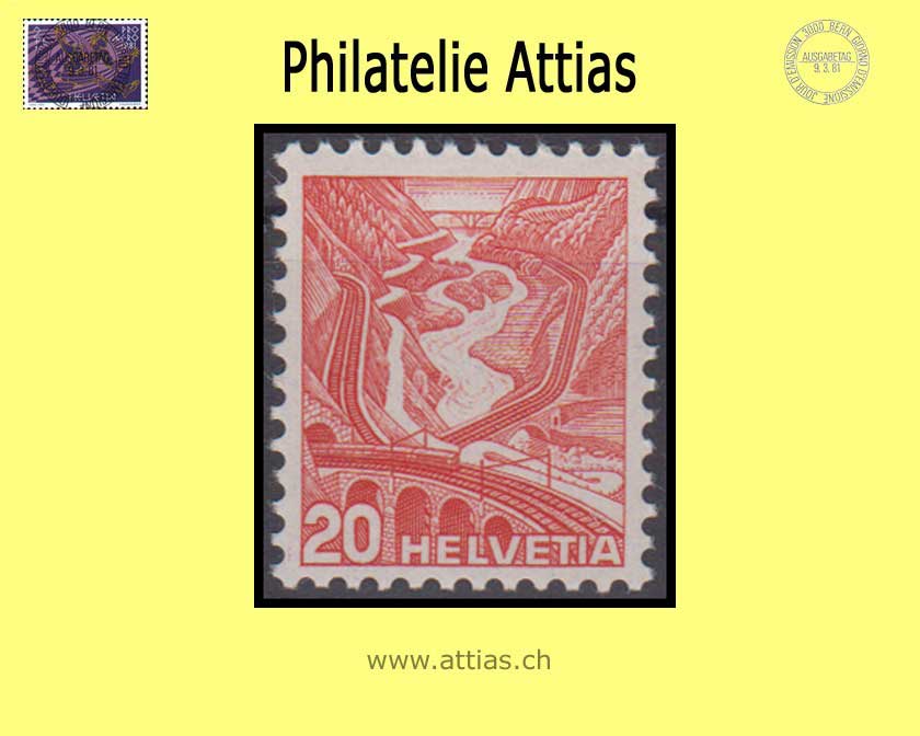 CH 1936-38 Val Leventina glatt 205y, Einzelwert Postfrisch