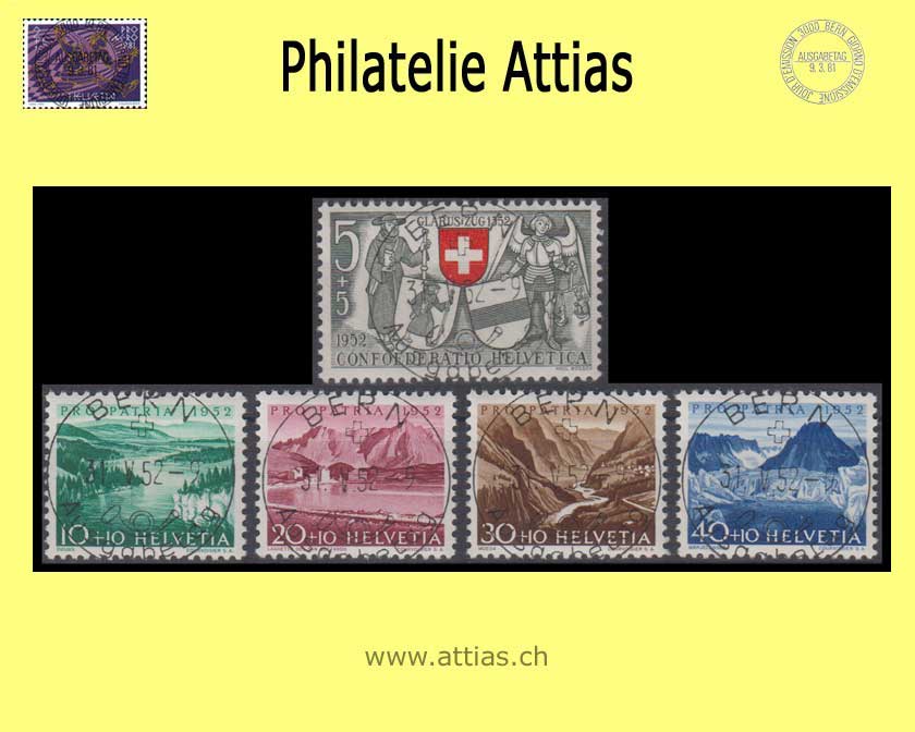 CH 1952 Pro Patria with First Day Full Cancellation  german