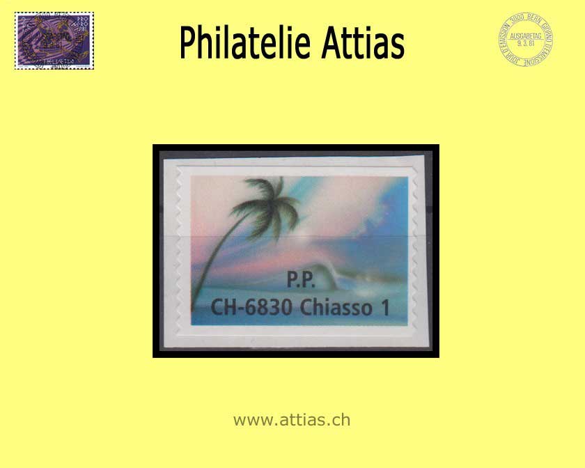 CH 1996 SPI-T-IT 1 Swiss Post International Touristen-Marken Italien, Palme,  Postfrisch