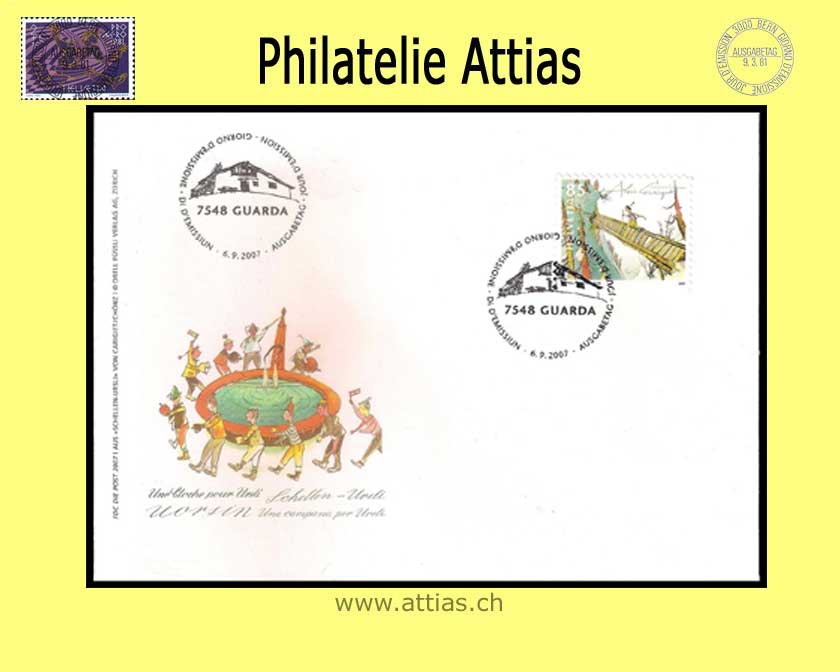 CH 2007 FDC Schellen-Ursli - Stamp of Stamp booklets