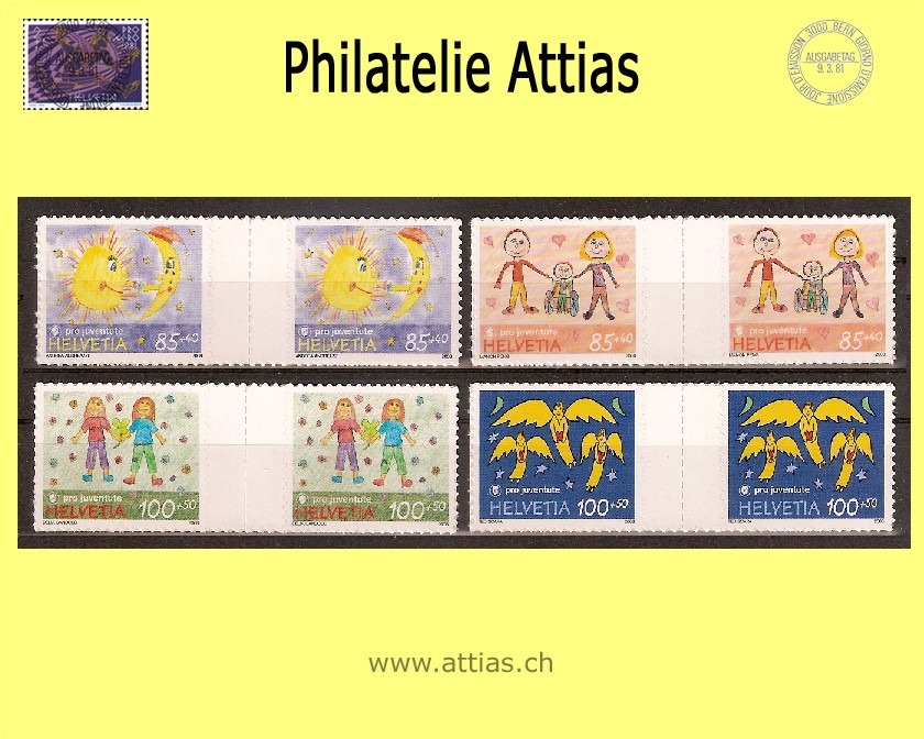 CH 2008 Pro Juventute - Connected Stamps MNH