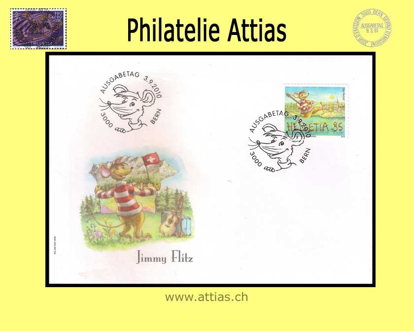 CH 2010 FDC Jimmy Flitz - Stamp of Stamp booklets