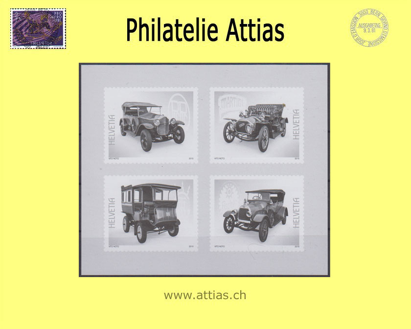 CH 2015 Vignette Year album Post - Swiss automobiles