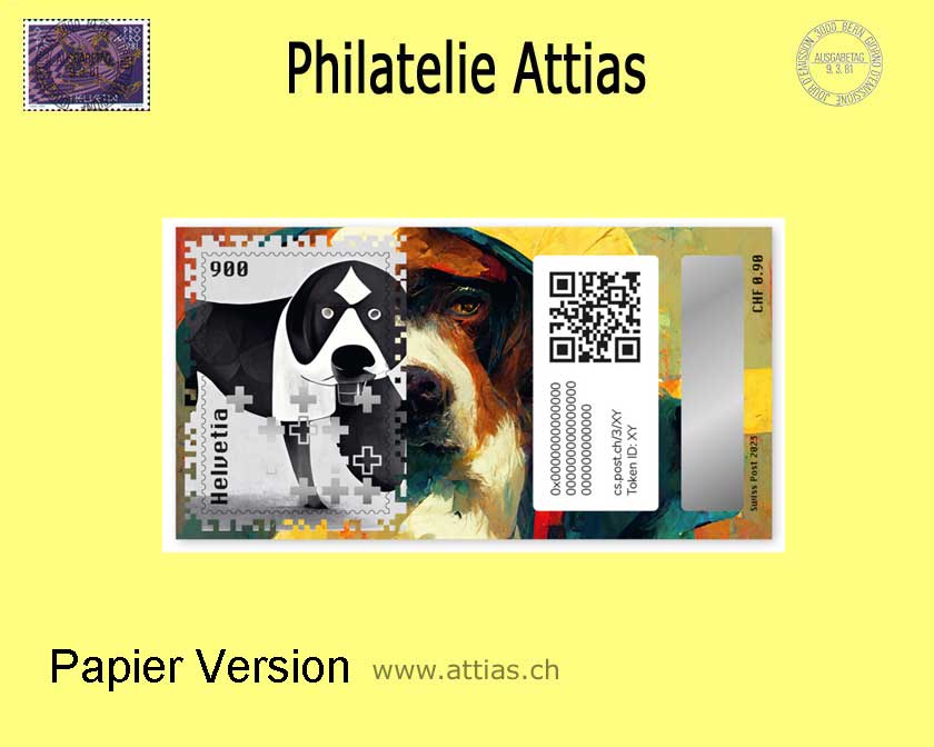 CH 2023 Swiss Crypto Stamps 3.0 Token ID 1, Bella, Einzelwert  Postfrisch und NFT unbenutzt