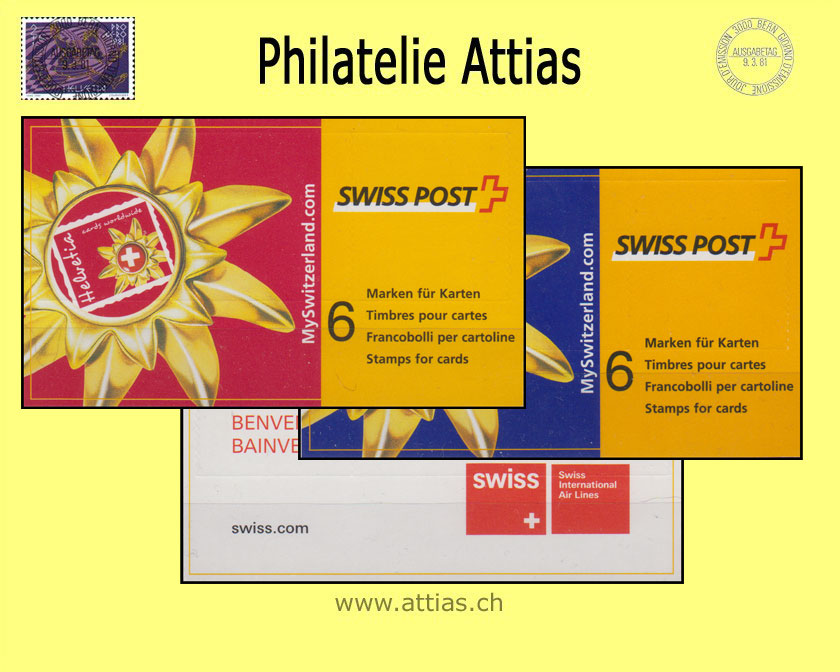 CH 2002 MH Greetings from Switzerland (0-108+0-109) MNH