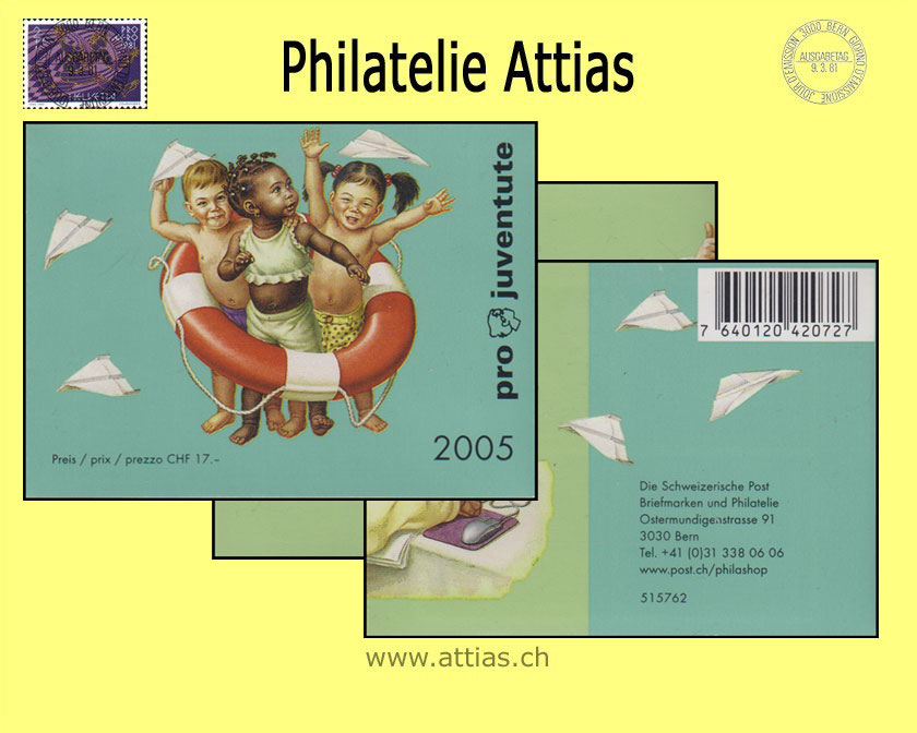 CH 2005 MH Pro Juventute (J-54) MNH Children's rights