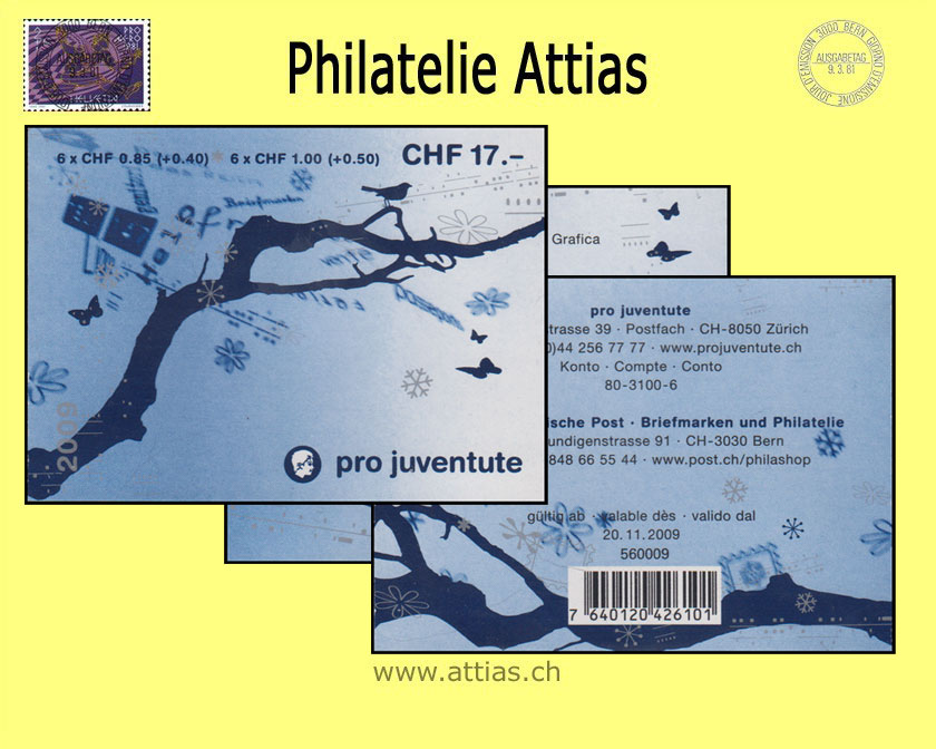 CH 2009 MH Pro Juventute (J-58) MNH Offers