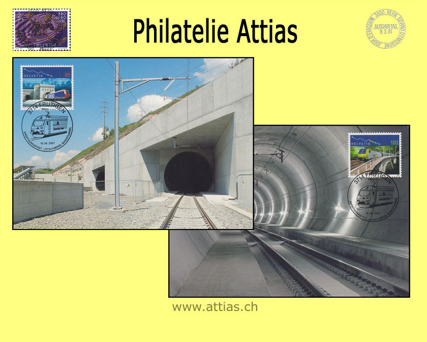 CH 2007 MK 2x NEAT Lötschberg-Basistunnel